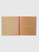 Open book with a gradient cover on a white background