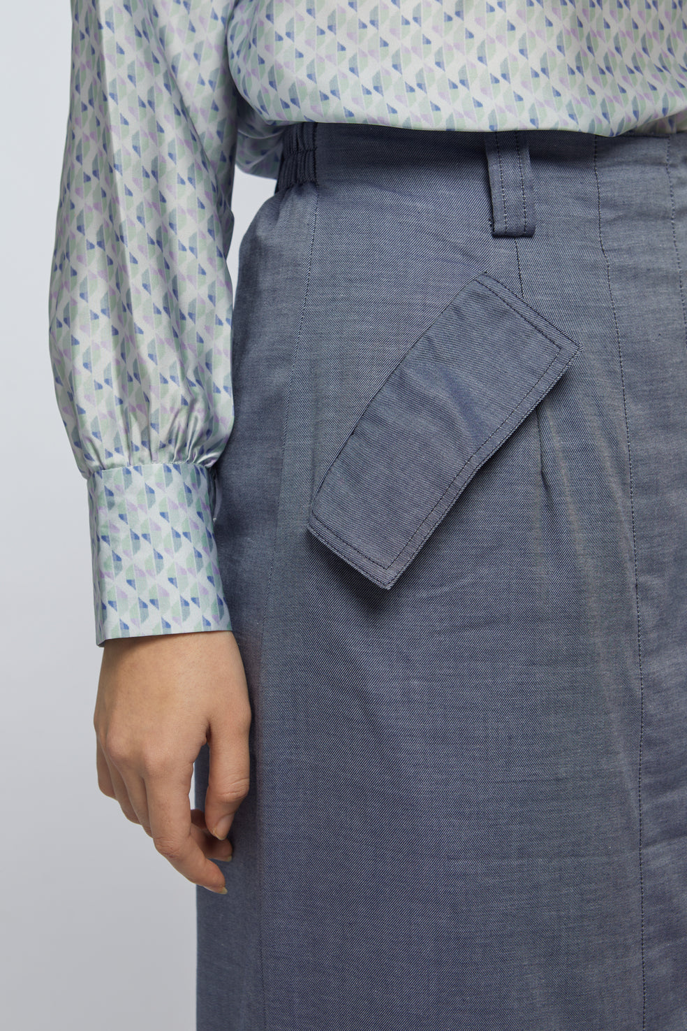 Edna Skirt Denim - Kami