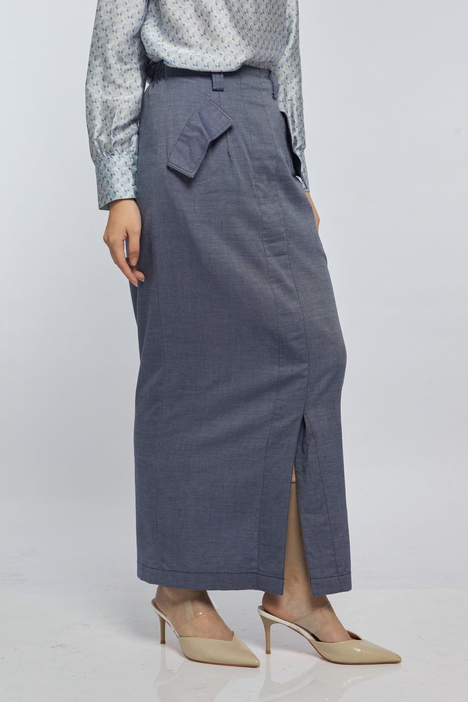 Edna Skirt Denim - Kami