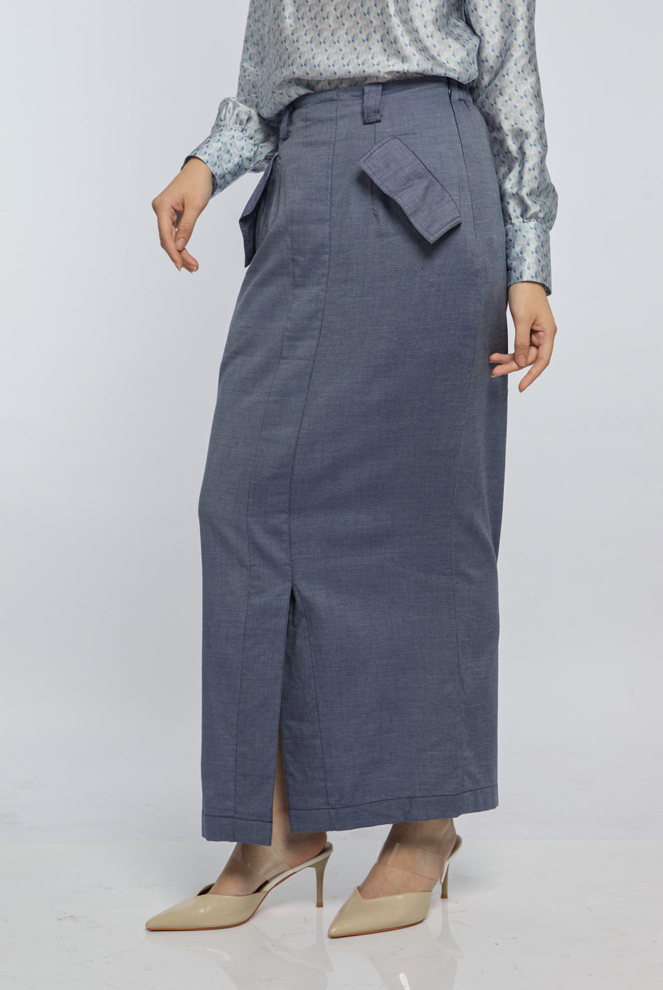 Edna Skirt Denim - Kami