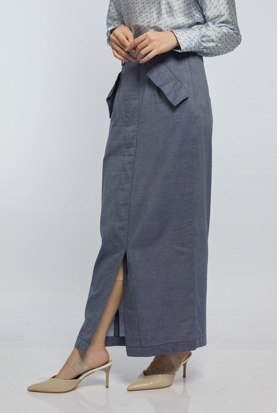 Edna Skirt Denim - Kami