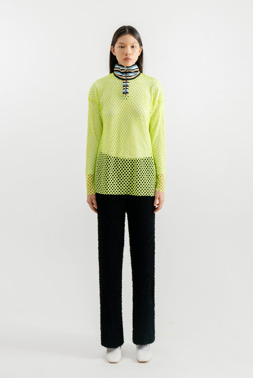 Jenggala Top Neon Green - Callie Cotton x IKYK