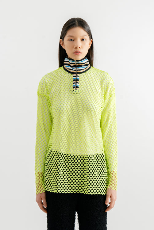Jenggala Top Neon Green - Callie Cotton x IKYK