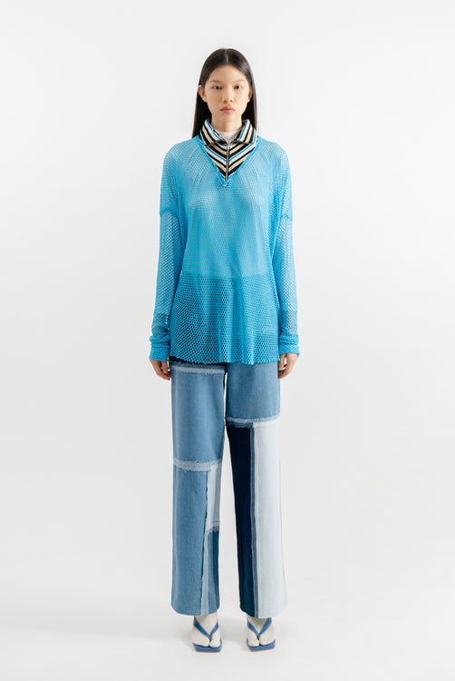 Andala Top Blue - Callie Cotton x IKYK