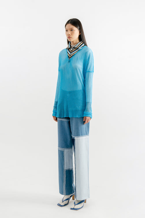 Andala Top Blue - Callie Cotton x IKYK