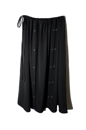Black skirt with buttons from Rashawl on a white background