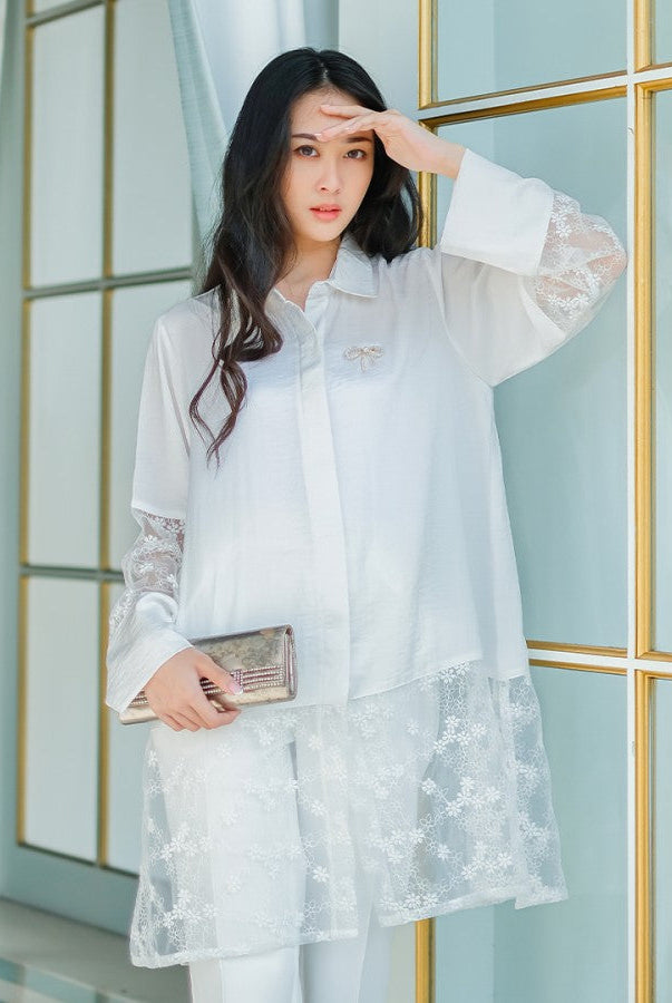 Alba Top Broken White - Holypeony