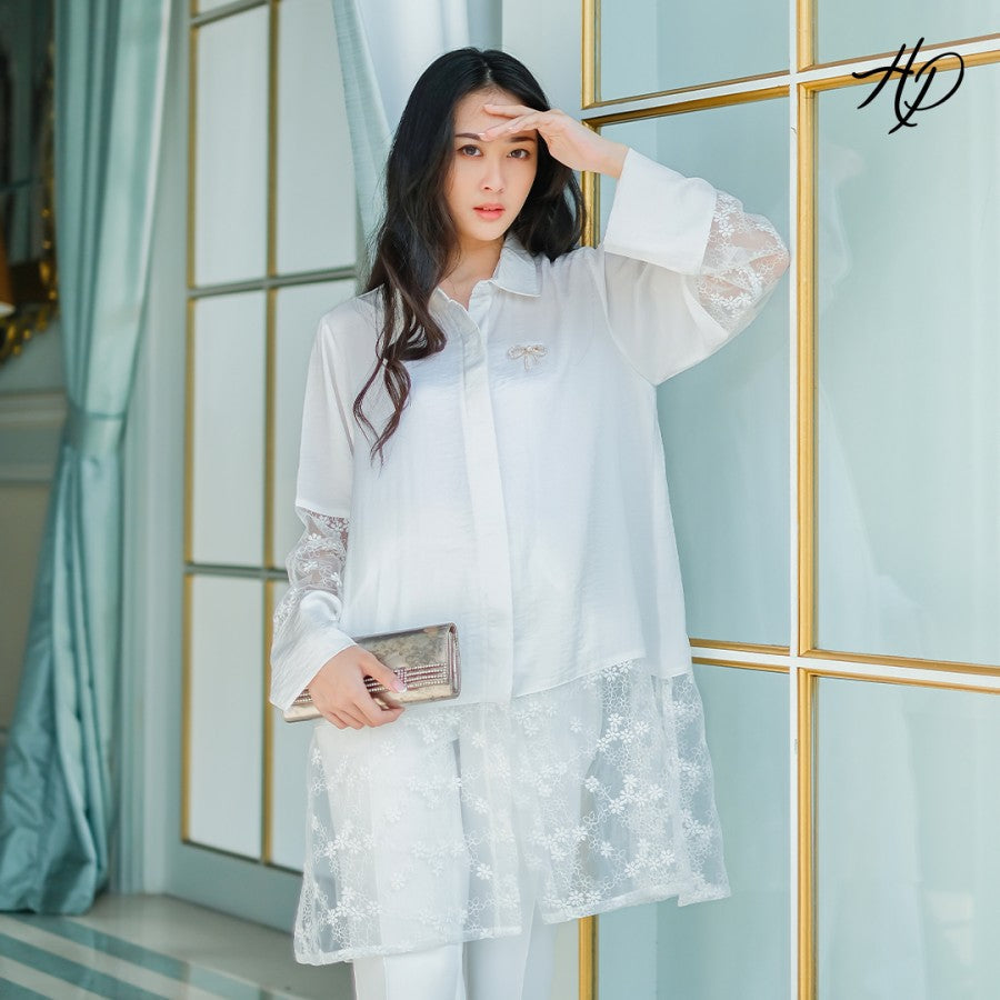 Alba Top Broken White - Holypeony