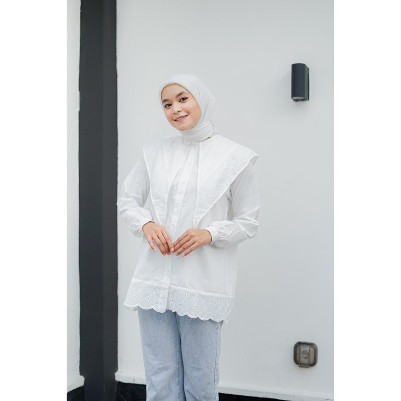 Viola Shirt White - Casaelana