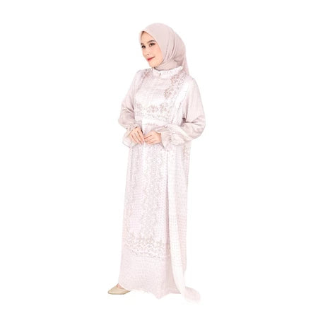 Zayna Dress Nude - Puru Kambera – Happy Go Lucky Modest