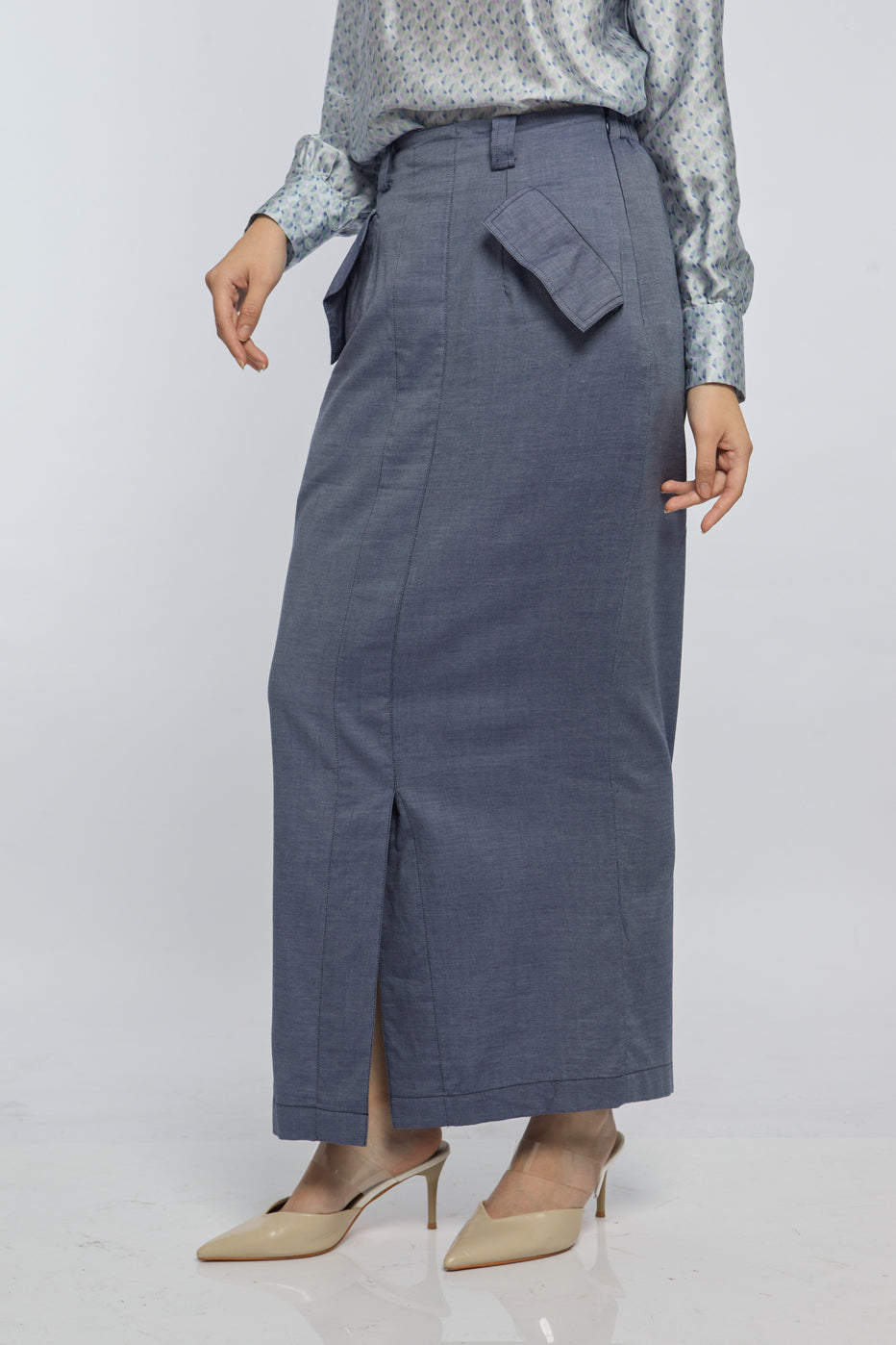 ​Edna Skirt Denim - Kami