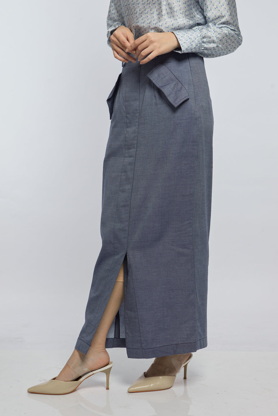 ​Edna Skirt Denim - Kami