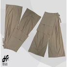 Khaki cullotes pants with a brand logo 'Dress Up For Faith' on a white background.

Celana kulot berwarna khaki dengan logo merek ‘Dress Up For Faith’ pada latar belakang putih.